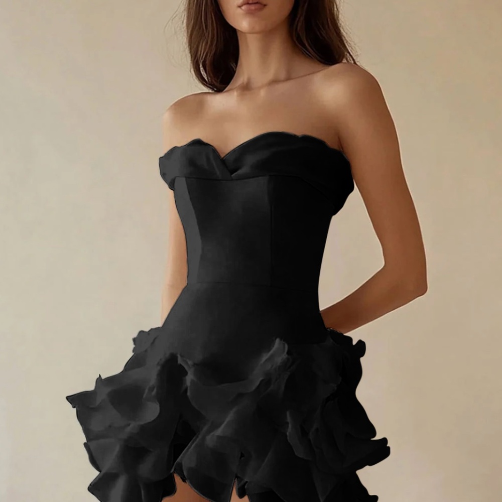 La Brea Mini Dress Black size 2 - Ships in 48 Hours